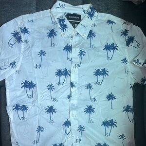 Bonobos Blue and White Casual Button Down Shirt